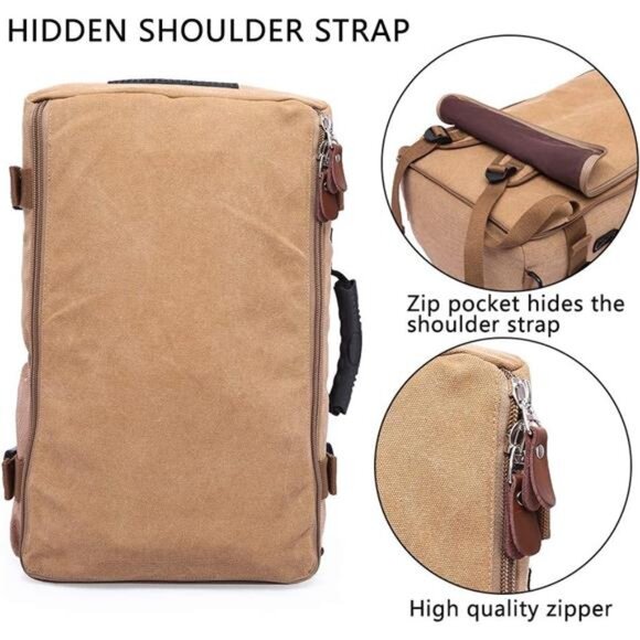 Wear-Resistant Durable Backpack,Duffle Bag Travel Carry On Backpack - Picture 6 of 7